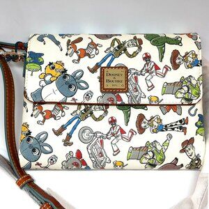 Dooney & Bourke Disney Toy Story 4 Crossbody Bag Woody Buzz Fold Over Wallet